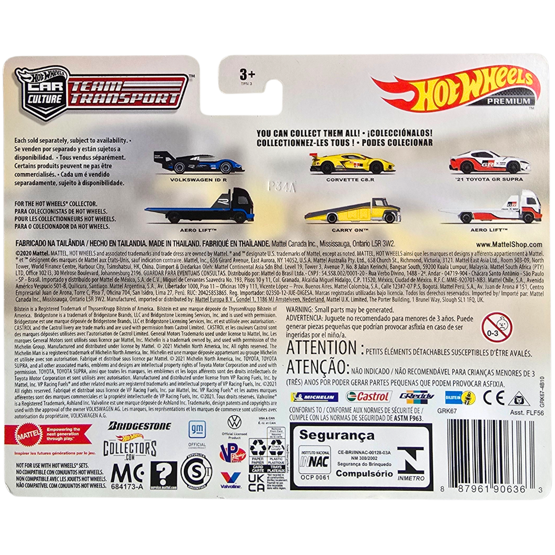 Hot Wheels Premium Team Transport #36 - Corvette C8.R - Carry On