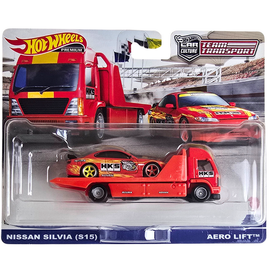 Hot Wheels Premium Team Transport #40 - Nissan Silvia (S15) - Aero Lift