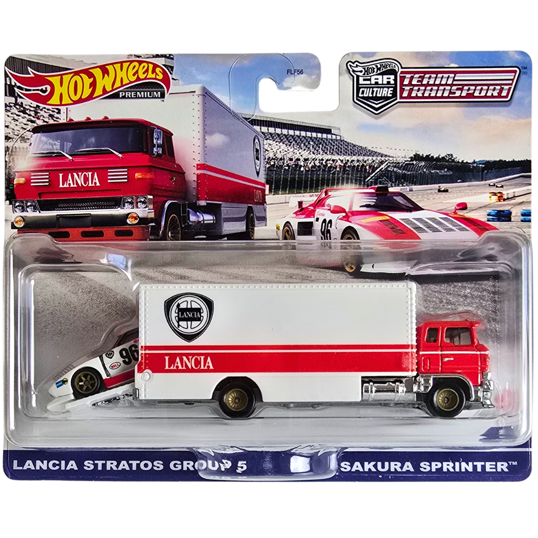 Hot Wheels Premium Team Transport #42 - Lancia Stratos Group 5 - Sakura Sprinter