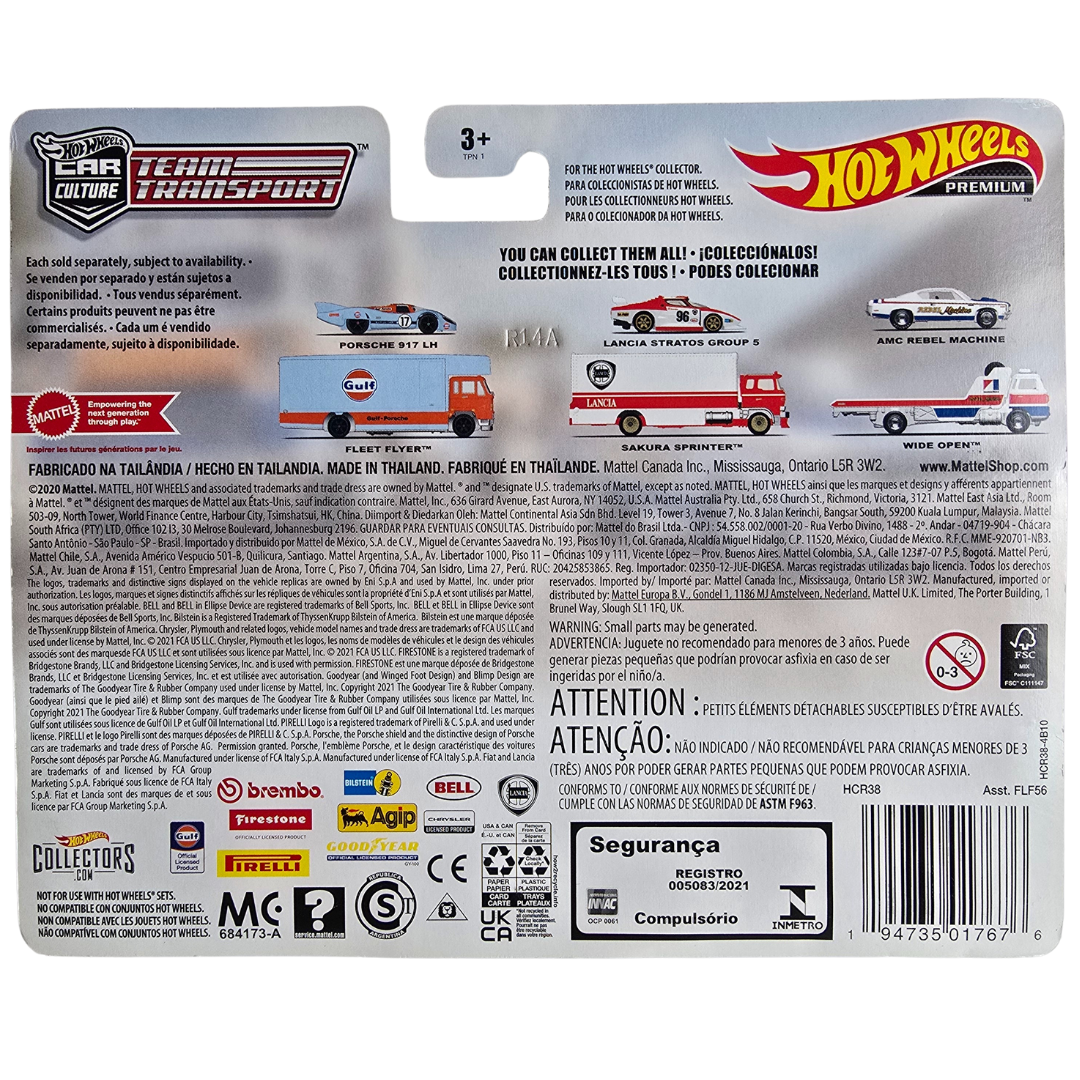 Hot Wheels Premium Team Transport #43 - AMC Rebel Machine - Wide Open