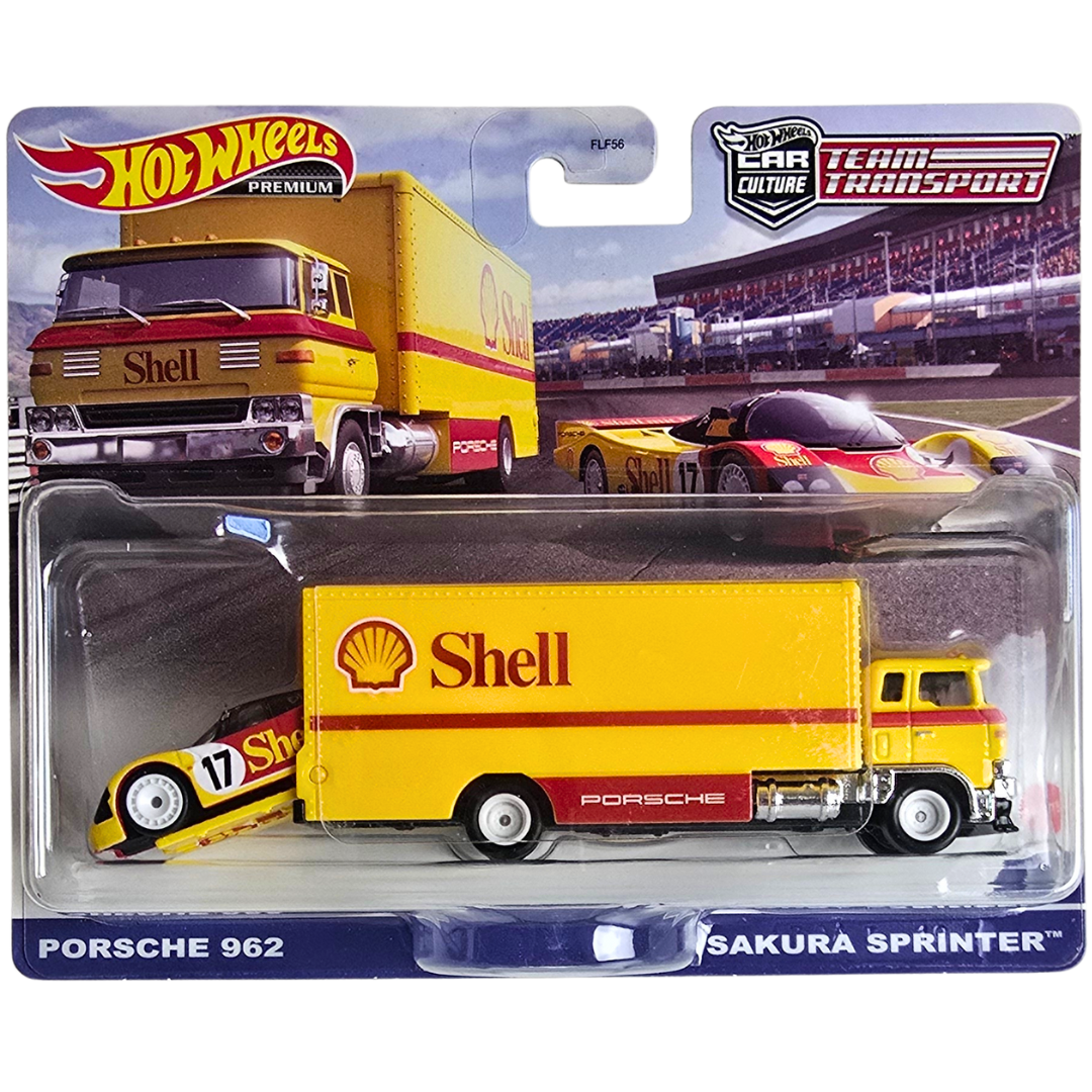 Hot Wheels Premium Team Transport #45 - Porsche 962 - Sakura Sprinter