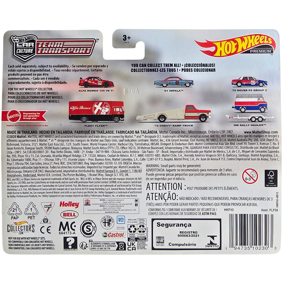 Hot Wheels Premium Team Transport #54 - '61 Impala - '72 Chevy Ramp Truck