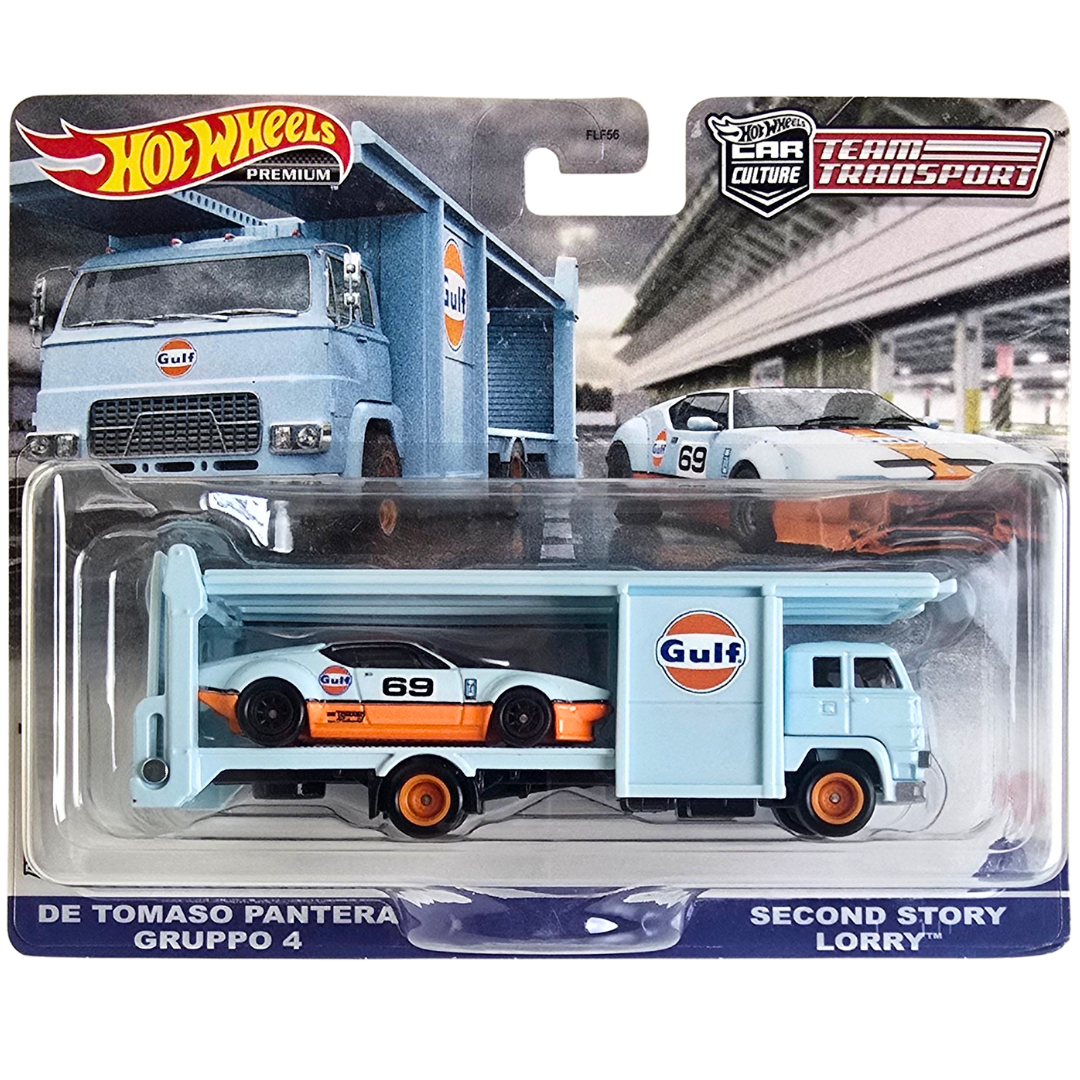 Hot Wheels Premium Team Transport #57 - De Tomaso Pantera Gruppo 4 - Second Story Lorry