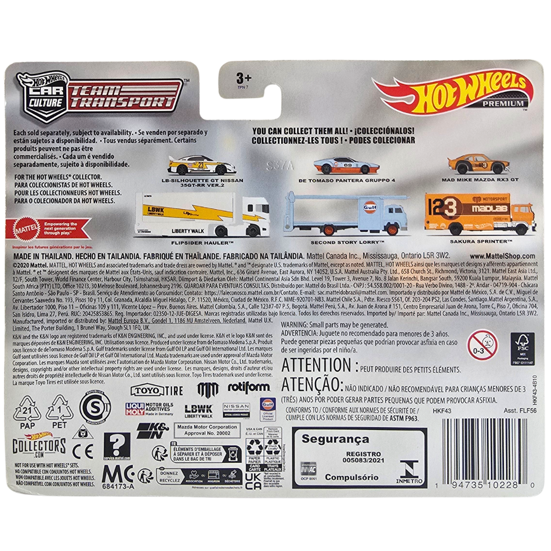 Hot Wheels Premium Team Transport #57 - De Tomaso Pantera Gruppo 4 - Second Story Lorry