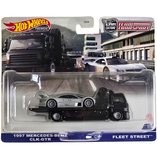 Hot Wheels Premium Team Transport #59 - 1997 Mercedes-Benz CLK-GTR - Fleet Street