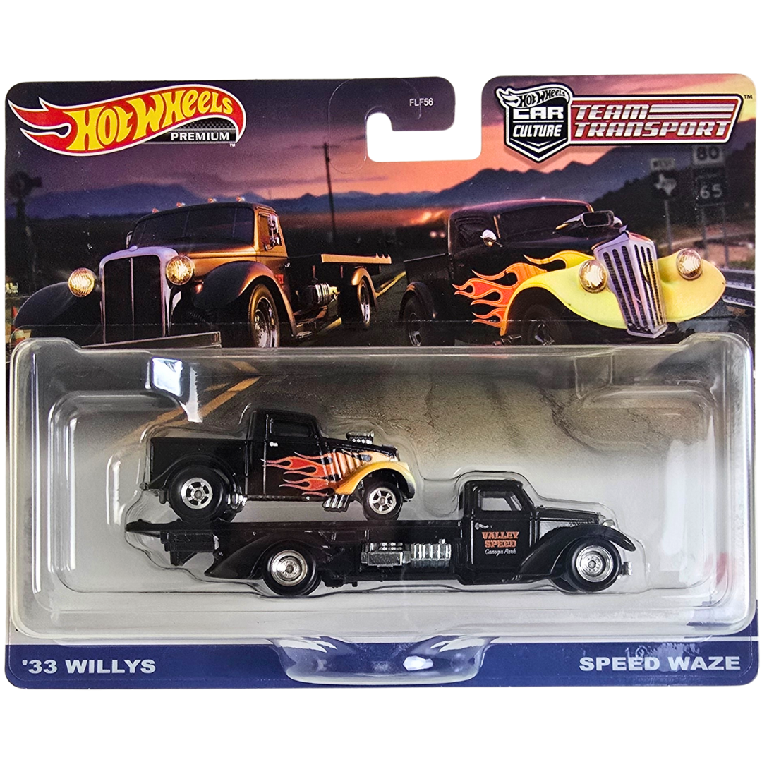 Hot Wheels Premium Team Transport #60 - '33 Willys - Speed Waze