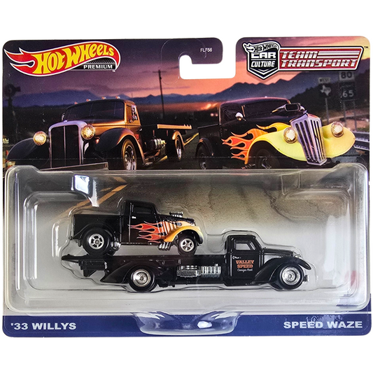 Hot Wheels Premium Team Transport #60 - '33 Willys - Speed Waze
