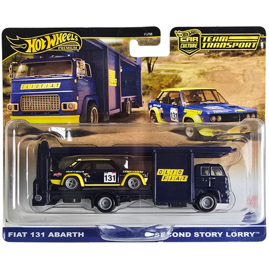 Hot Wheels Premium Team Transport #62 - Fiat 131 Abarth - Second Story Lorry