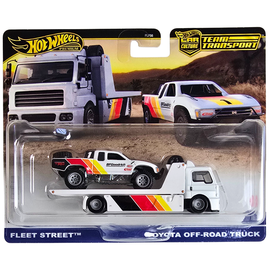 Hot Wheels Premium Team Transport #71 - Toyota Off-Road Truck - Fleet Street