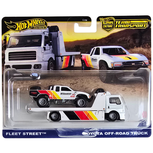 Hot Wheels Premium Team Transport #71 - Toyota Off-Road Truck - Fleet Street