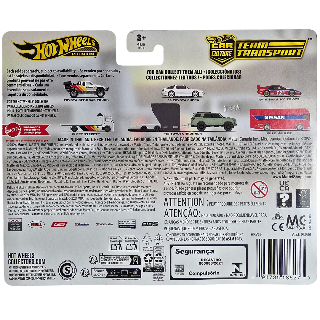 Hot Wheels Premium Team Transport #71 - Toyota Off-Road Truck - Fleet Street