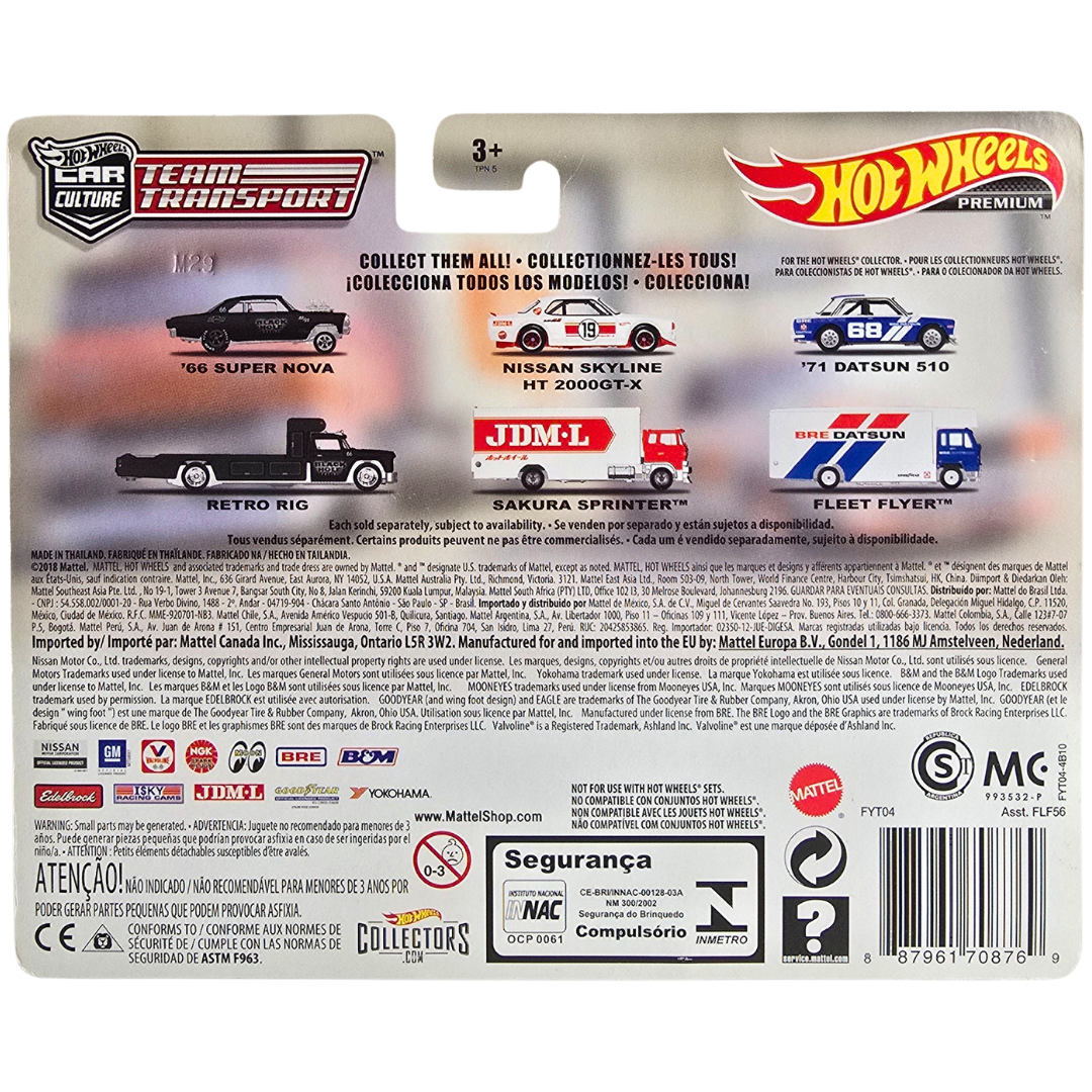 Hot Wheels Premium Team Transport #8 - NIssan Skyline HT 2000GT-X - Sakura Sprinter