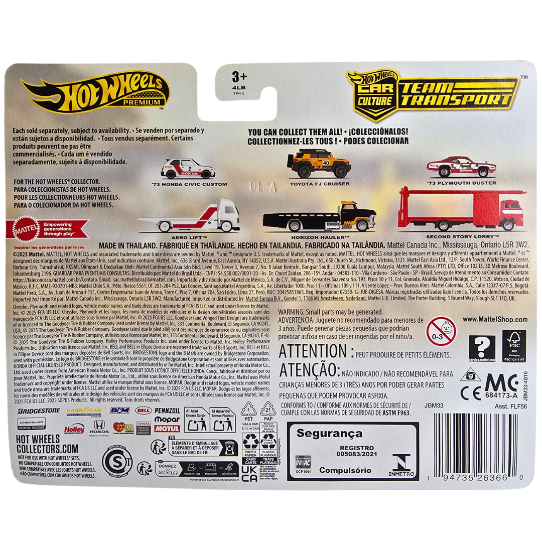 Hot Wheels Premium Team Transport #81 - Toyota FJ Cruiser - Horizon Hauler