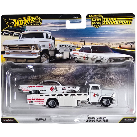 Hot Wheels Premium Team Transport #87 - '61 Impala - Horizon Hauler Camion de Transport