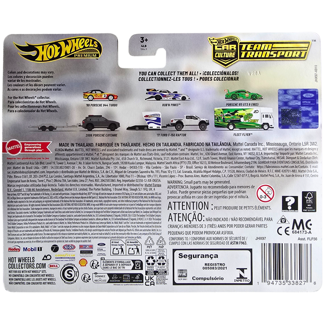 Hot Wheels Premium Team Transport #96 - Rob'N Pinks - '17 Ford F-150 Raptor