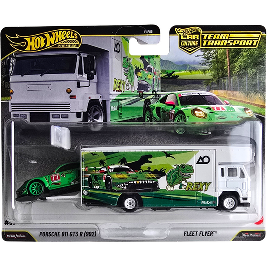 Hot Wheels Premium Team Transport #97 - Porsche 911 GT3 R (992) - Fleet Flyer