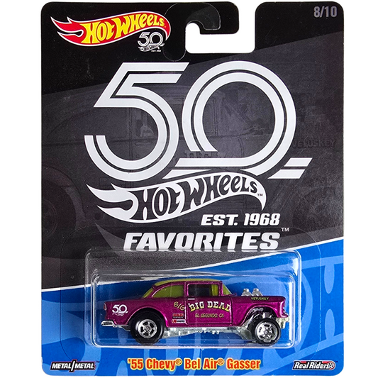 Hot Wheels Premium (50 Hot Wheels EST. 1968 Favorites) - '55 Chevy Bel Air Gasser