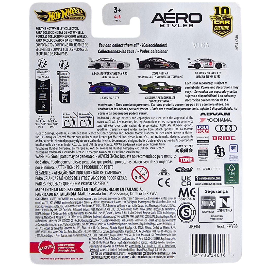 Hot Wheels Premium (Aéro Styles) - 2008 Audi A4 Touring Car / Voiture De Tourisme