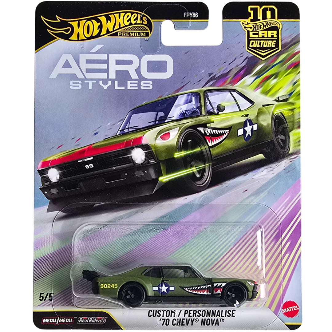 Hot Wheels Premium (Aéro Styles) - Custom / Personnalise '70 Chevy Nova