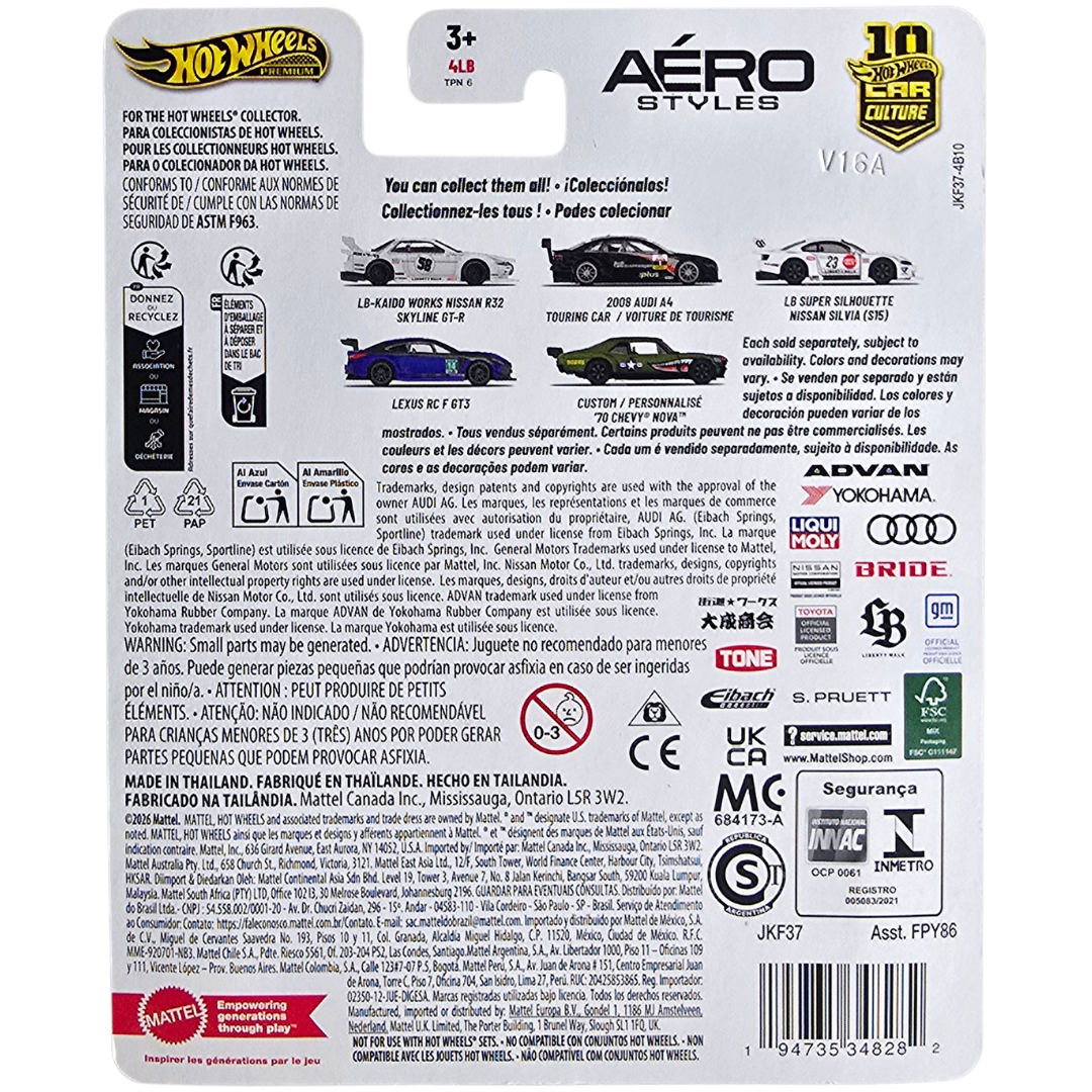 Hot Wheels Premium (Aéro Styles) - Custom / Personnalise '70 Chevy Nova