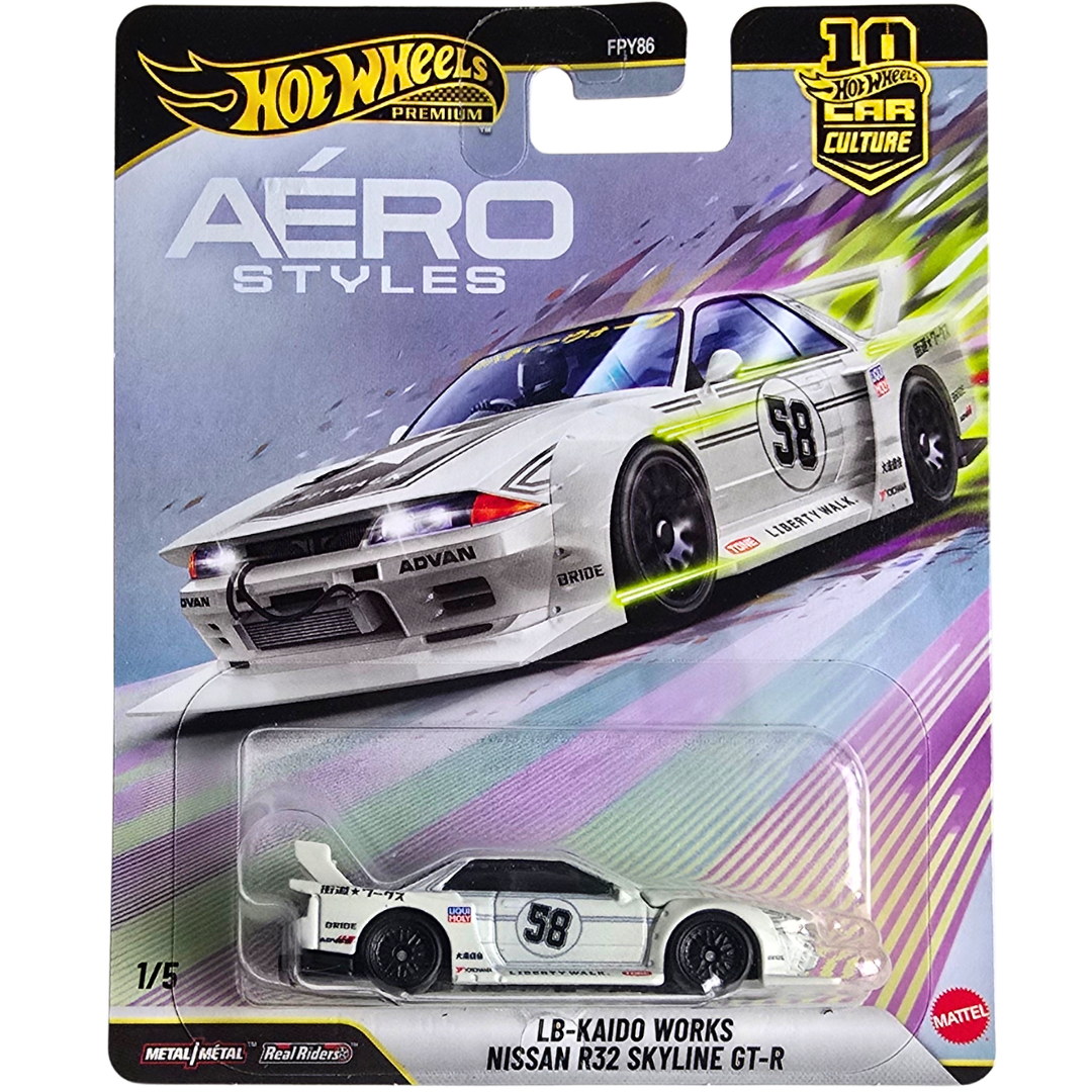 Hot Wheels Premium (Aéro Styles) - LB-Kaido Works Nissan R32 Skyline GT-R