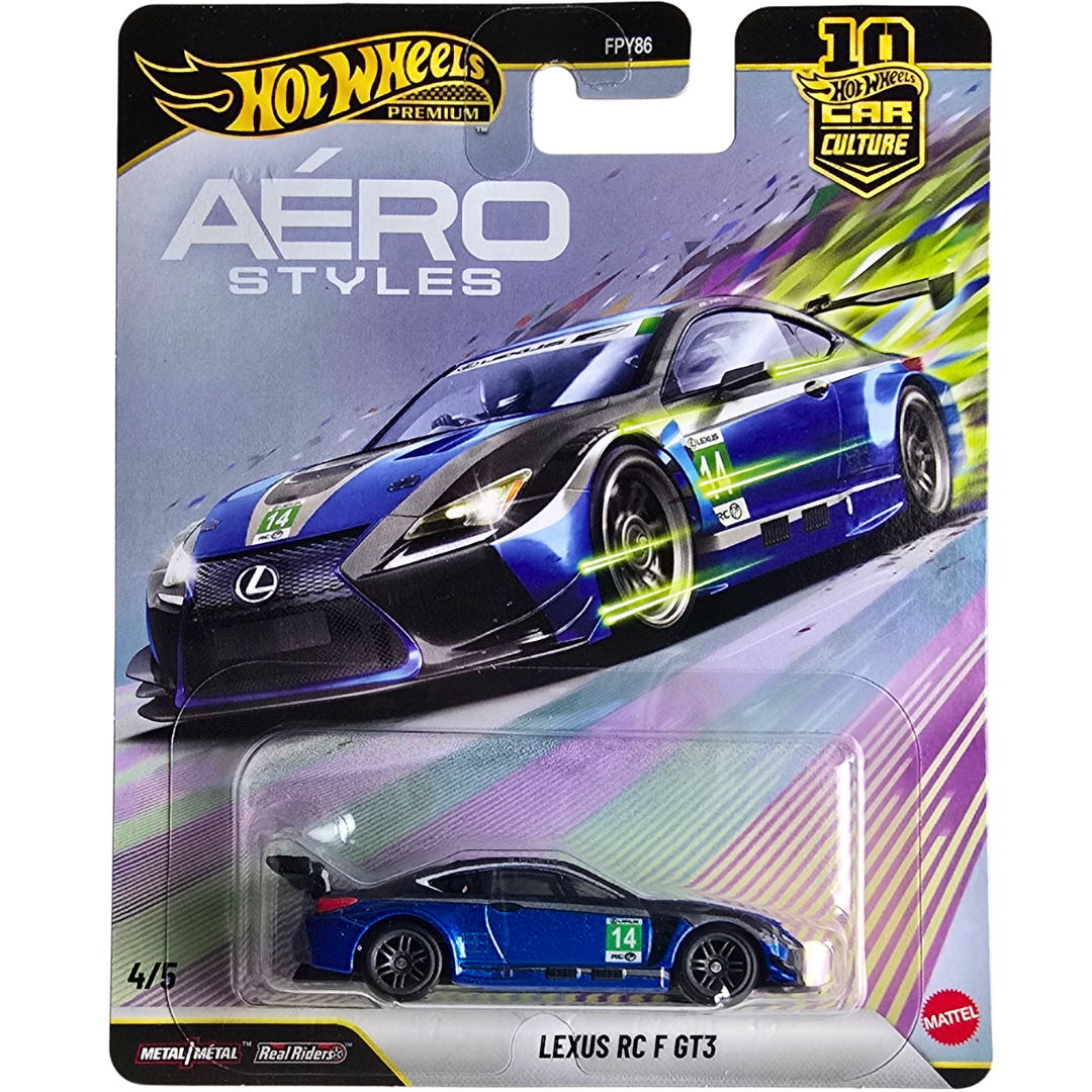 Hot Wheels Premium (Aéro Styles) - Lexus RC F GT3