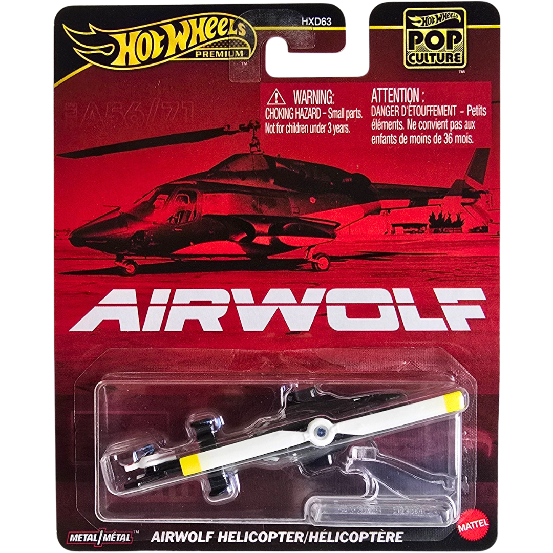 Hot Wheels Premium (Airwolf) - Airwolf Helicopter/Hélicoptère