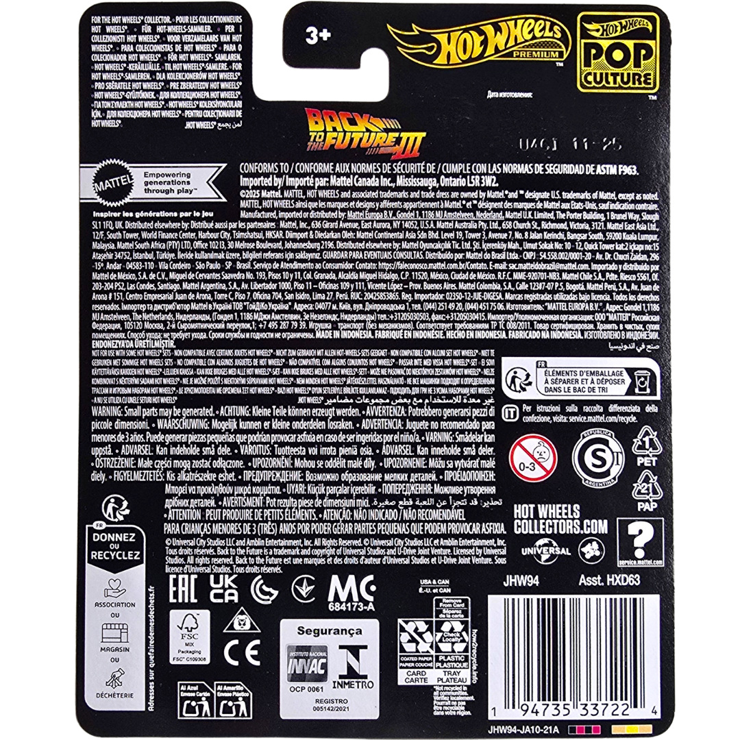 Hot Wheels Premium (Back To The Future Part III) - Back To The Future Time Machine-1955