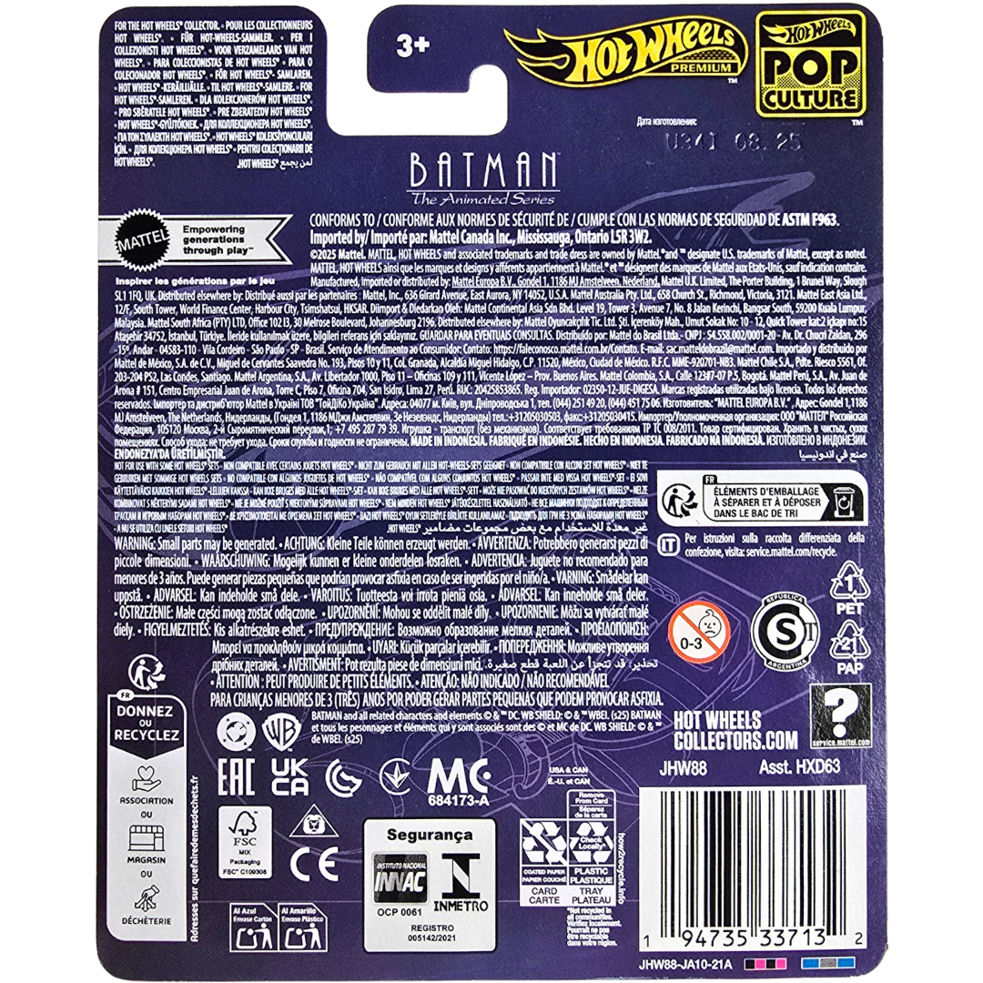 Hot Wheels Premium (Batman - The Animated Series) - Batman The Animated Series Batmobile