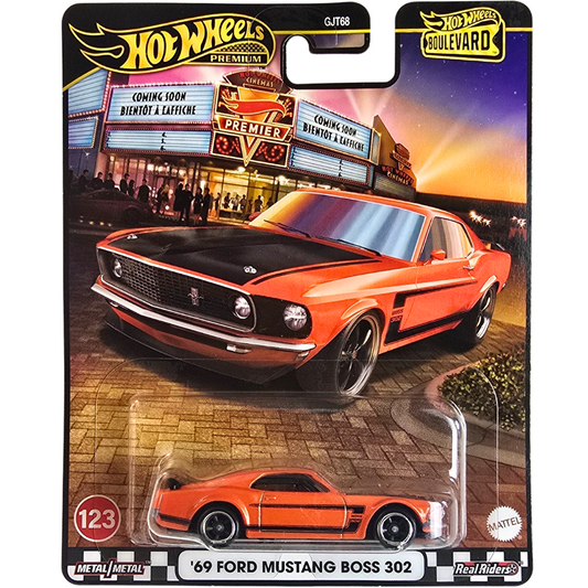 Hot Wheels Premium (Boulevard #123) - '69 Ford Mustang Boss 302