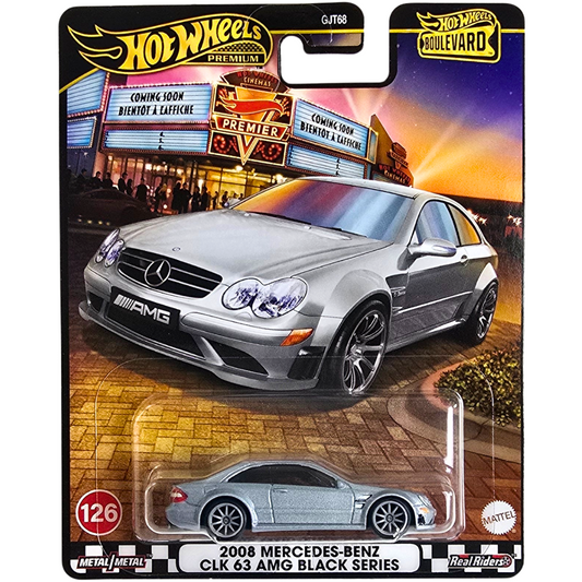 Hot Wheels Premium (Boulevard #126) - 2008 Mercedes-Benz CLK 63 AMG Black Series