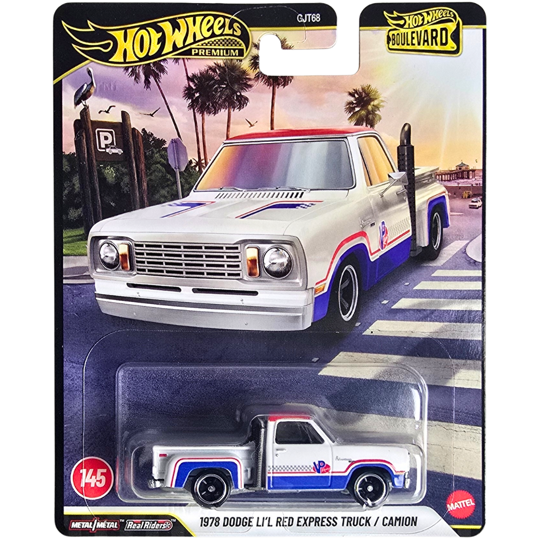 Hot Wheels Premium (Boulevard #145) - 1978 Dodge Li'l Red Express Truck / Camion