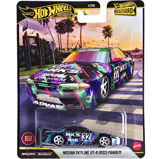 Hot Wheels Premium (Boulevard #150) - Nissan Skyline GT-R (R32) Pandem