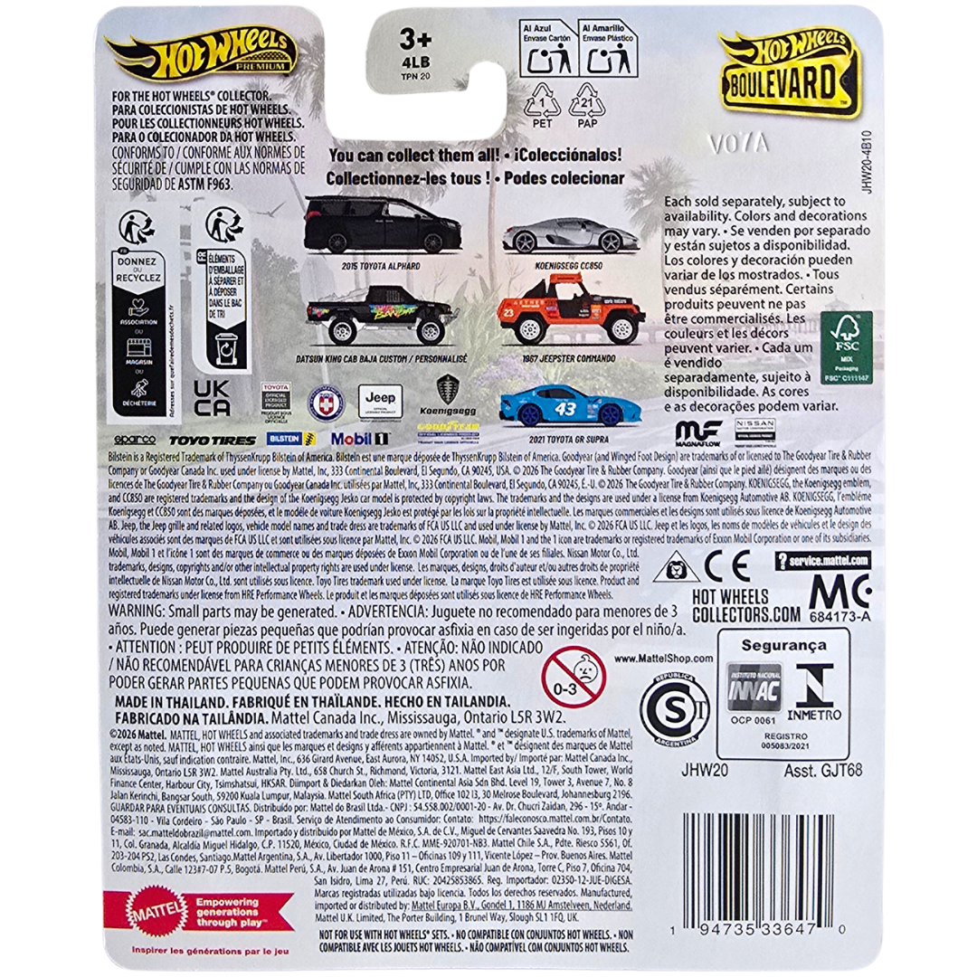 Hot Wheels Premium (Boulevard #151) - 2015 Toyota Alphard