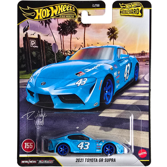 Hot Wheels Premium (Boulevard #155) - 2021 Toyota GR Supra