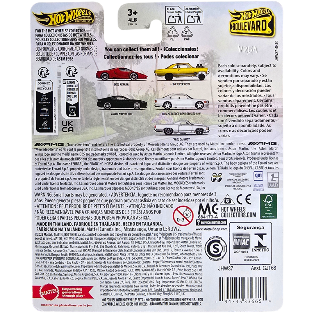 Hot Wheels Premium (Boulevard #159) - 1989 Mercedes-Benz 560 SEC AMG