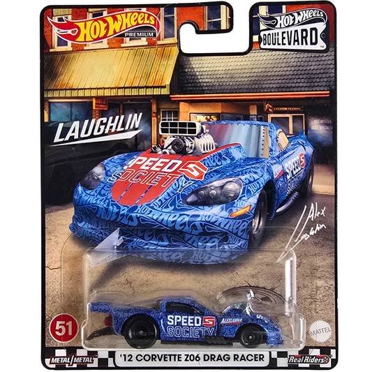 Hot Wheels Premium (Boulevard #51) - '12 Corvette Z06 Drag Racer
