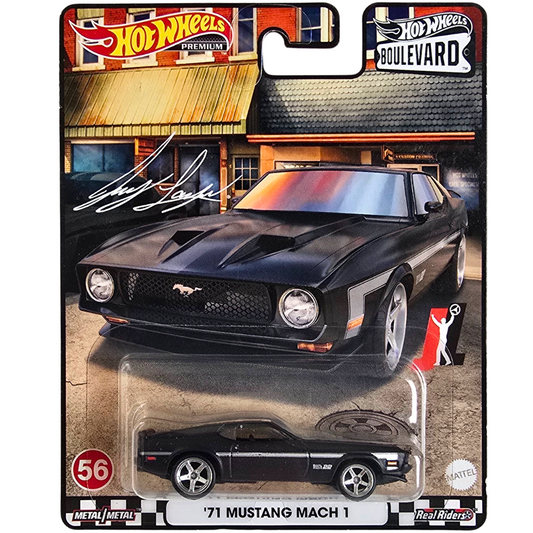 Hot Wheels Premium (Boulevard #56) - '71 Mustang Mach 1
