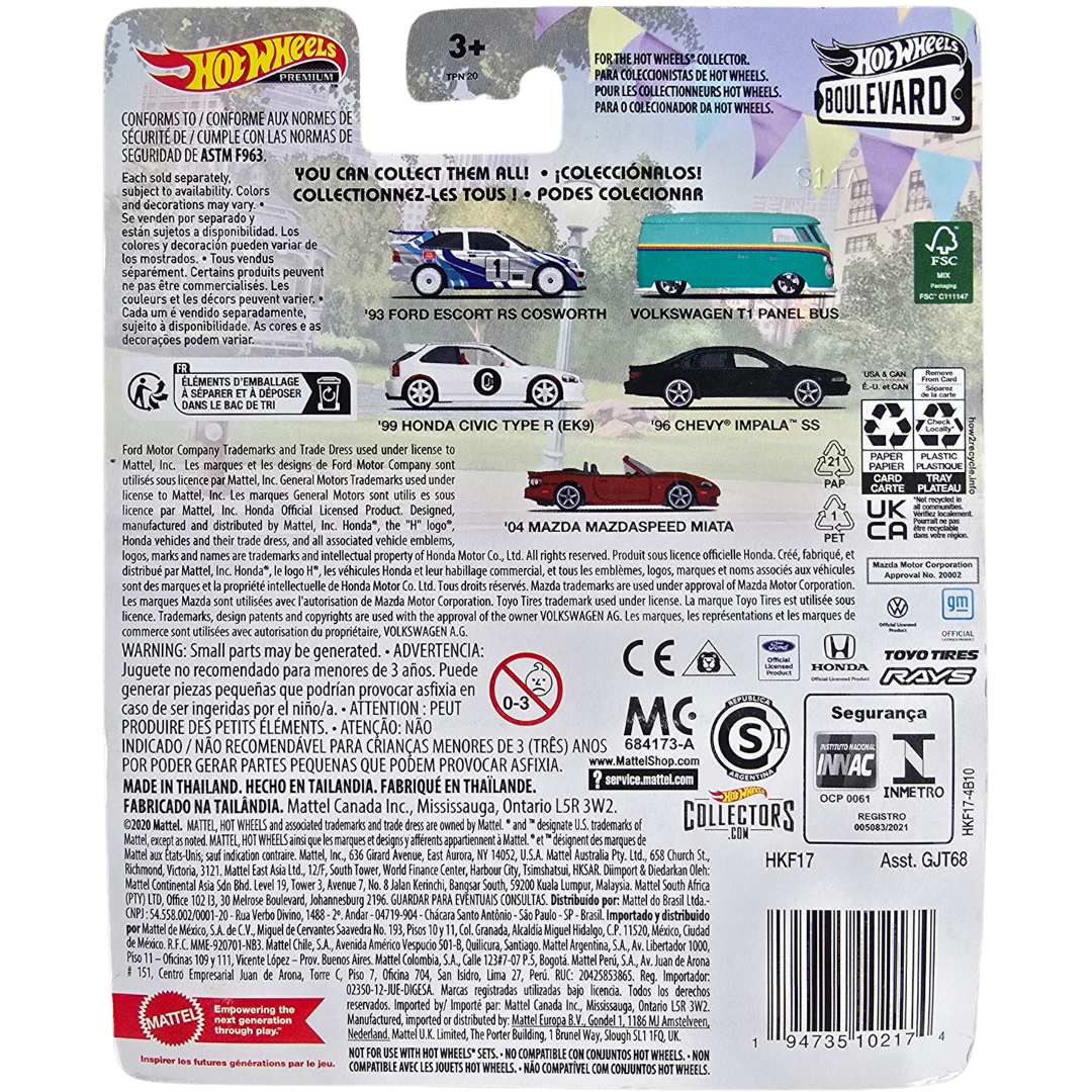 Hot Wheels Premium (Boulevard #71) - '93 Ford Escort RS Cosworth