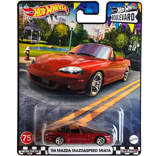 Hot Wheels Premium (Boulevard #75) - '04 Mazda MazdaSpeed Miata
