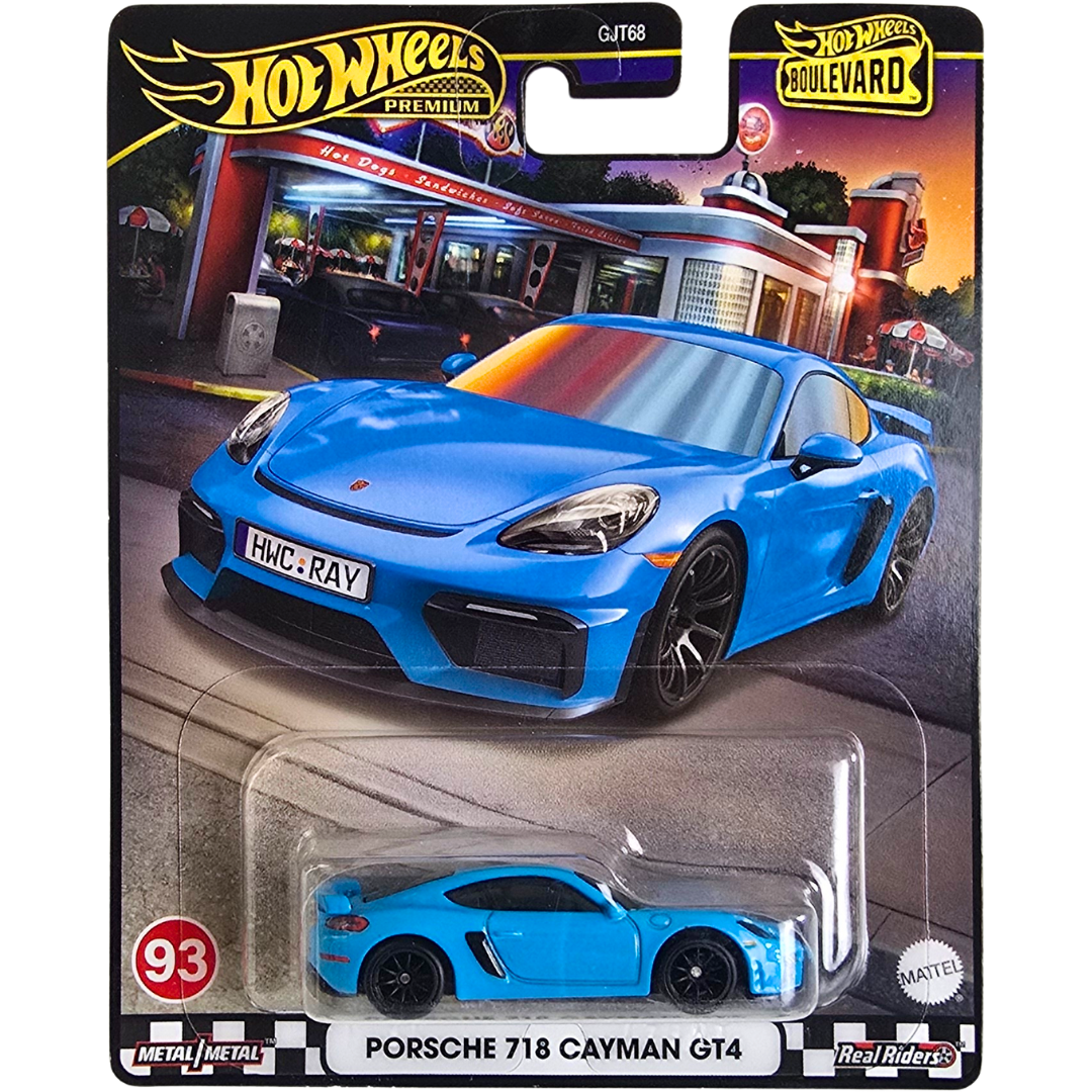 Hot Wheels Premium (Boulevard #93) - Porsche 718 Cayman GT4