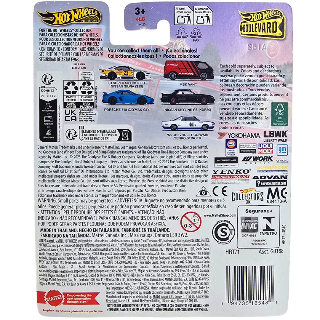 Hot Wheels Premium (Boulevard #93) - Porsche 718 Cayman GT4