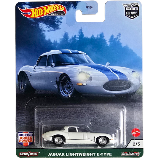 Hot Wheels Premium (British Horse Power) - Jaguar Lightweight E-Type