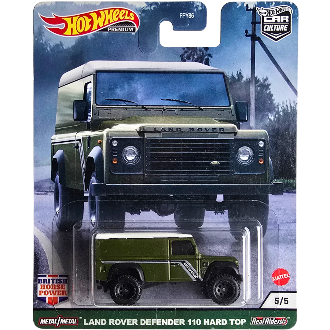 Hot Wheels Premium (British Horse Power) - Land Rover Defender 110 Hard Top
