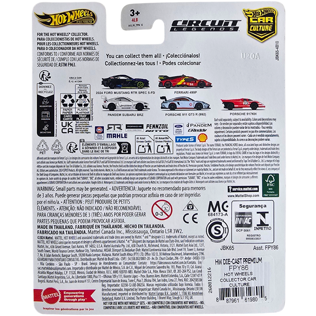 Hot Wheels Premium (Circuit Legends) - Porsche 911 GT3 R (992)