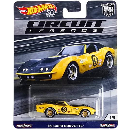 Hot Wheels Premium (Circuit Legends) - '69 Copo Corvette