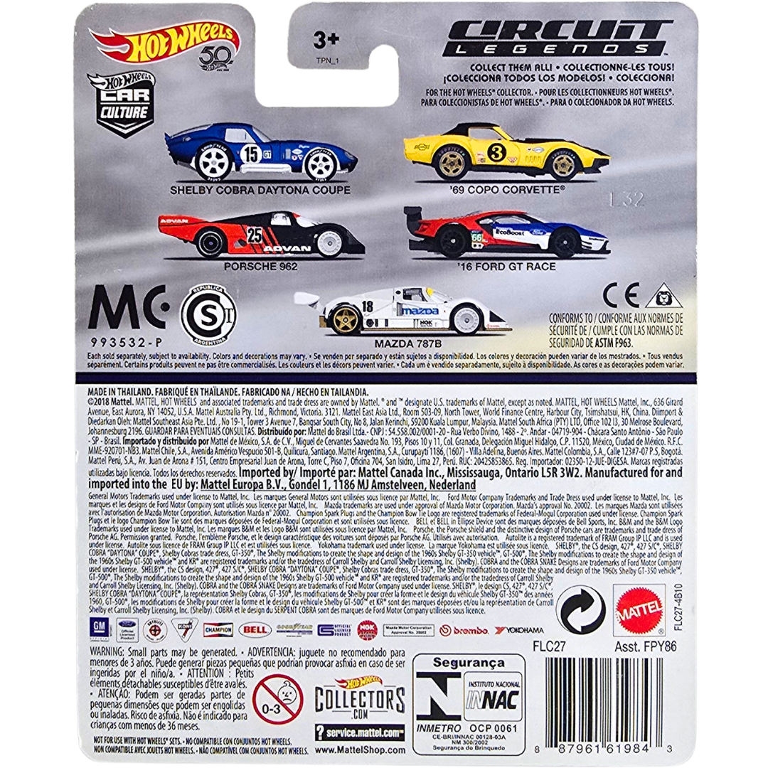 Hot Wheels Premium (Circuit Legends) - '69 Copo Corvette