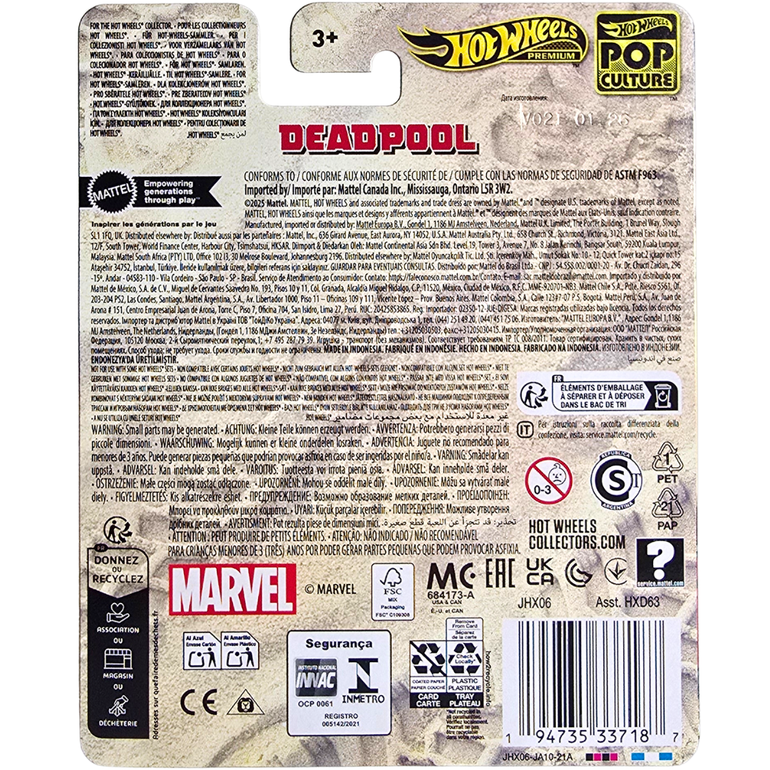 Hot Wheels Premium (Deadpool) - Spider-Mobile Dead-Buggy