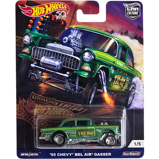 Hot Wheels Premium (Drag Strip Demons) - '55 Chevy Bel Air Gasser