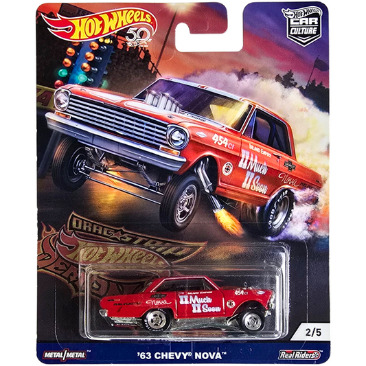 Hot Wheels Premium (Drag Strip Demons) - '63 Chevy Nova